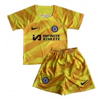 Koszulka piłkarska Chelsea Bramkarska Strój Trzeci dla dzieci 2023-24 tanio Krótki Rękaw (+ Krótkie spodenki)